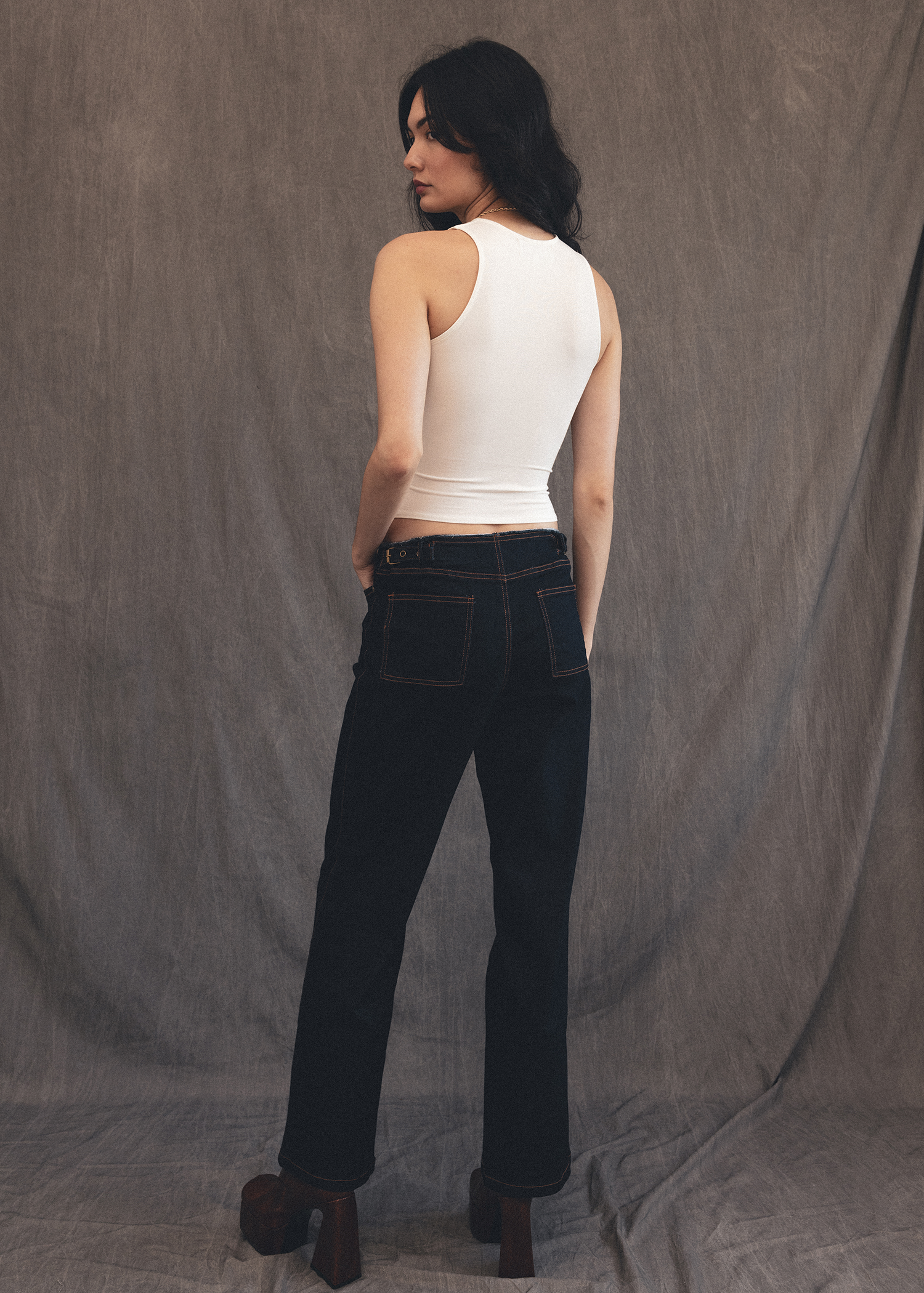 SADIE DENIM TANK
