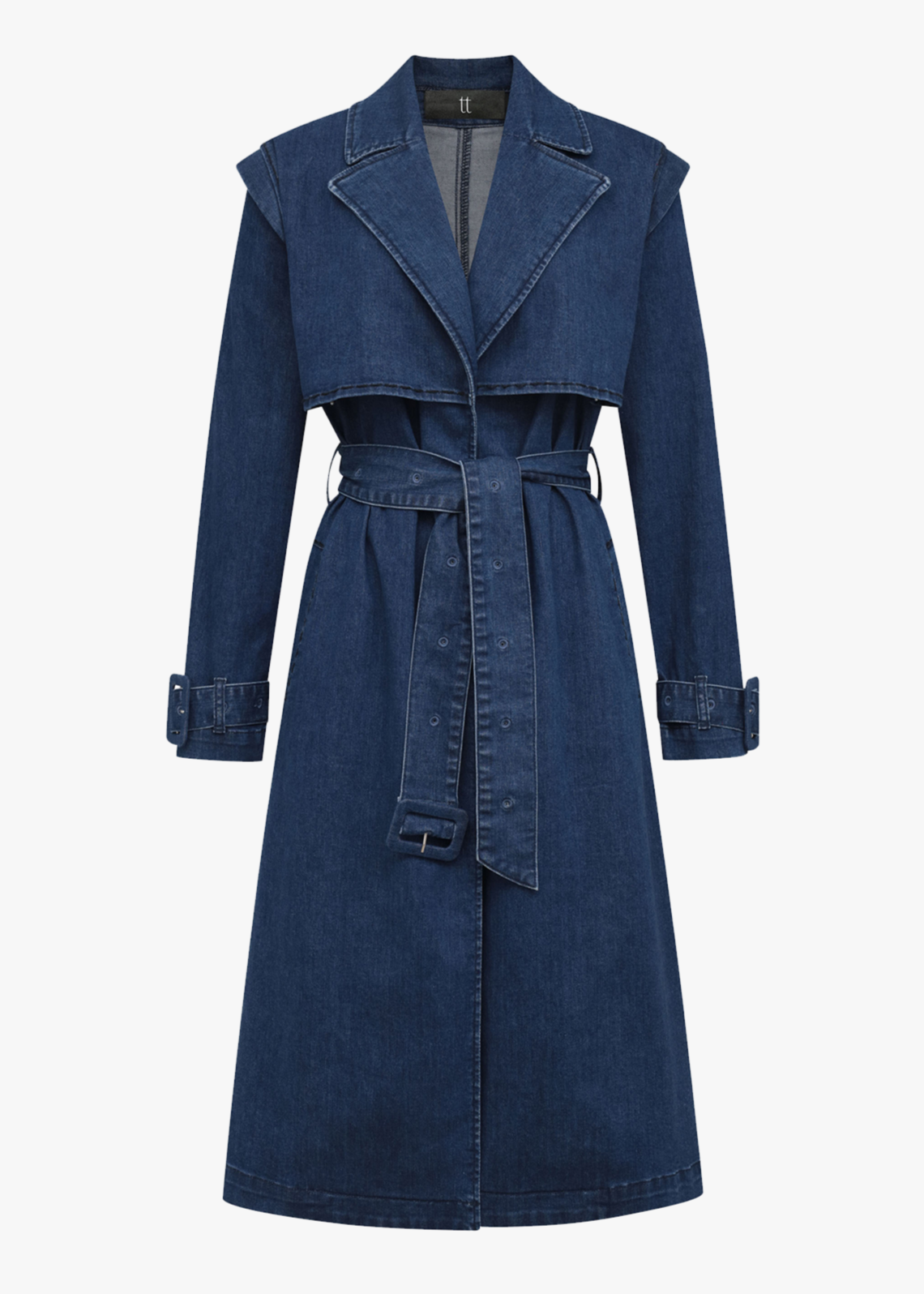 【TOGA PULLA】Trench coat with denim トレンチ TOGA PULLA】Trench coat with denim トレンチ