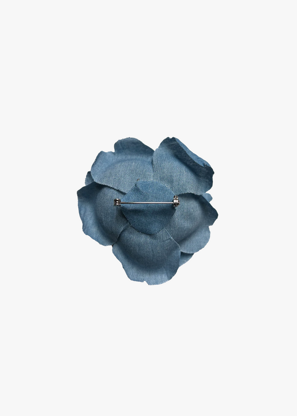 ROSEY BLUES BROOCH