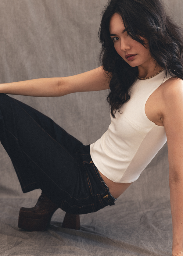 SADIE DENIM TANK