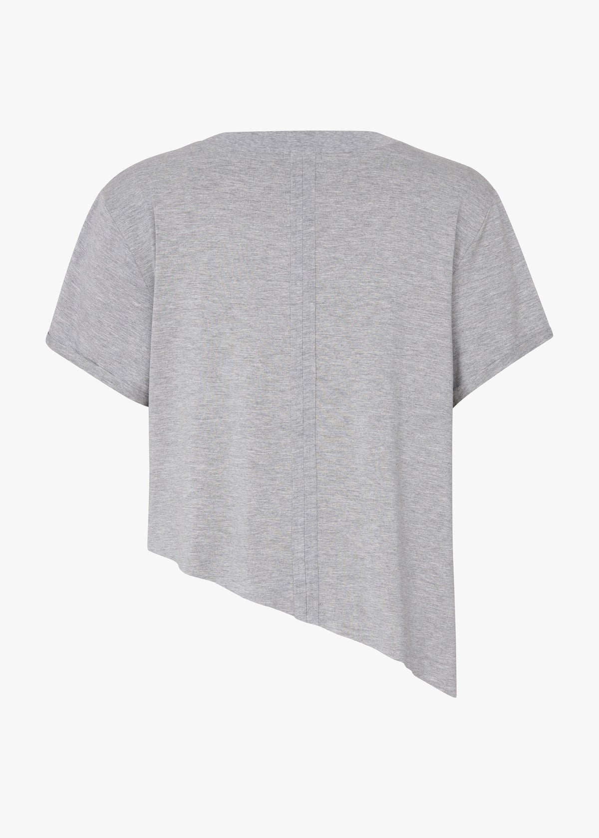 Gray t-shirt on a white background